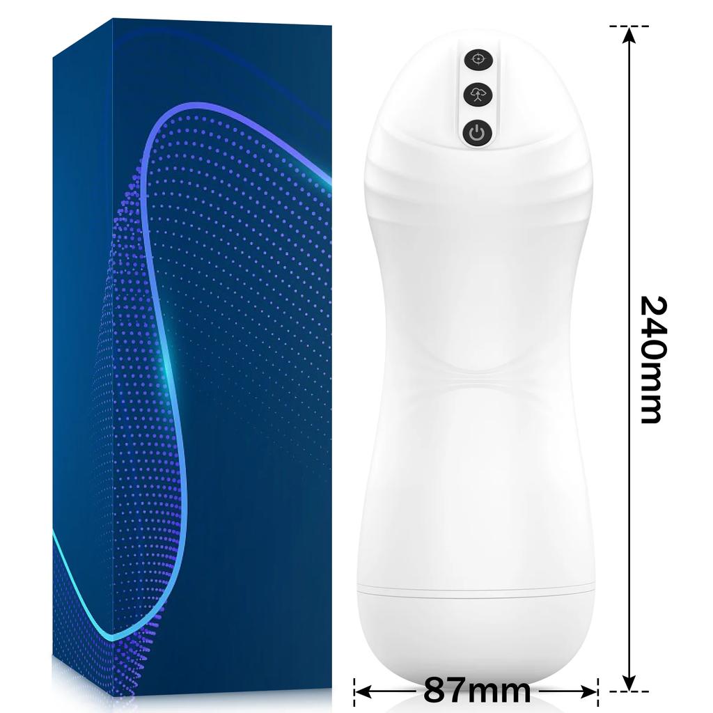 Male Masturbation Cup Automatic Sucking Real Oral Vagina Suction Vibrator Masturbator Sex Toys For Men Blowjob Vibrating Machine