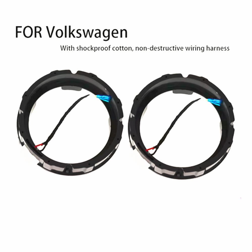 2pcs 6.5 Inch Car Speaker Adapter with Lossless Plug For Volkswagen