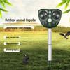 Outdoor Solar Ultrasonic Pest Repeller with Infrared Bird and Insect Deterrent