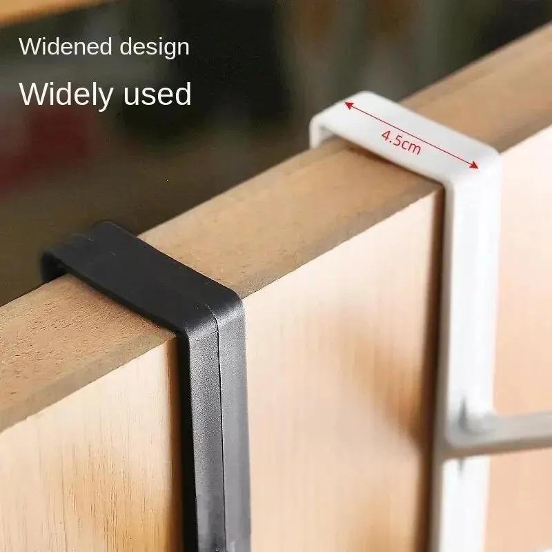 Space Saving Behind Door Storage Hook Coat Bag Hanger for Dorm Office Locker Wardrobe School Organization