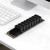 M.2 M KEY NVMe To SATA Convert Card ASM1166 6Gbps 8 Port M.2 M-Key PCIE3.0 To SATA Adapter with Smart Indicator for Desktop PC