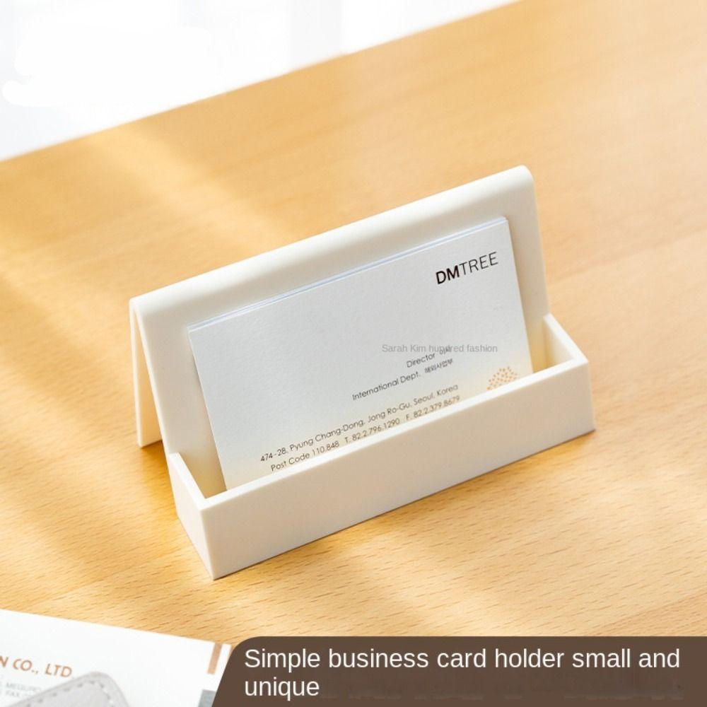 Creative Business Card Case Location Card Organizer Display Stand New Storage Box  Office