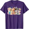 Easter Chihuahua Coffee Latte Puppy Drink Graphic Tee Casual Short Sleeve T-Shirt for Men Women