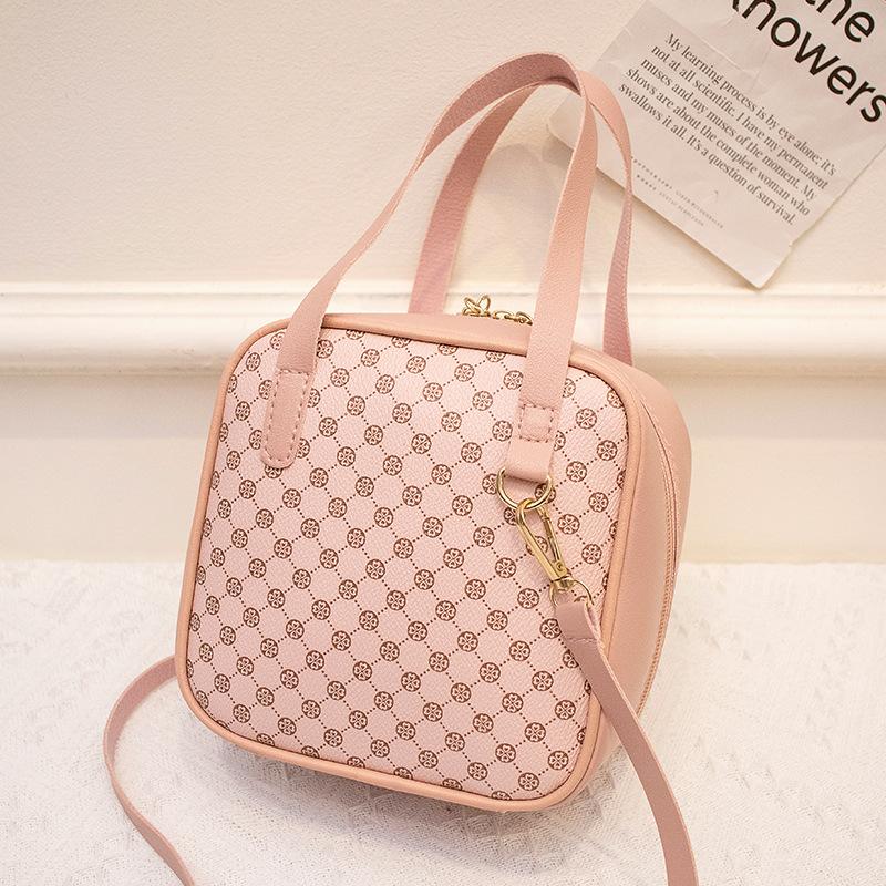 Women's handbag bag is fashionable and simple, summer new printed storage bag, one shoulder messenger bag.