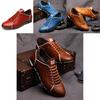 Stylish Casual Fashion Big Size Shoes For Versatile Breathable Leather Leisure Men Sneakers