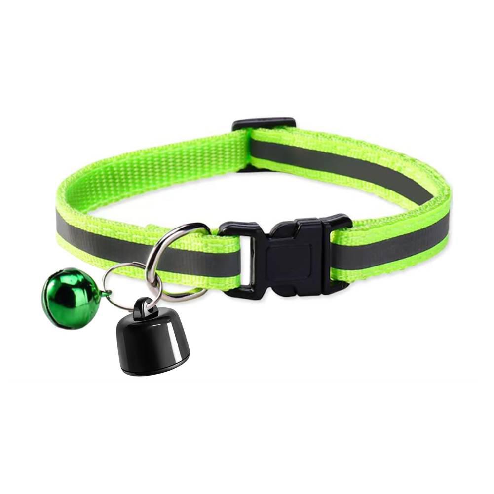 Mini GPS Tracker with Reflective Pattern Lightweight Cat Collar Waterproof GPS Tracker for iOS & Android