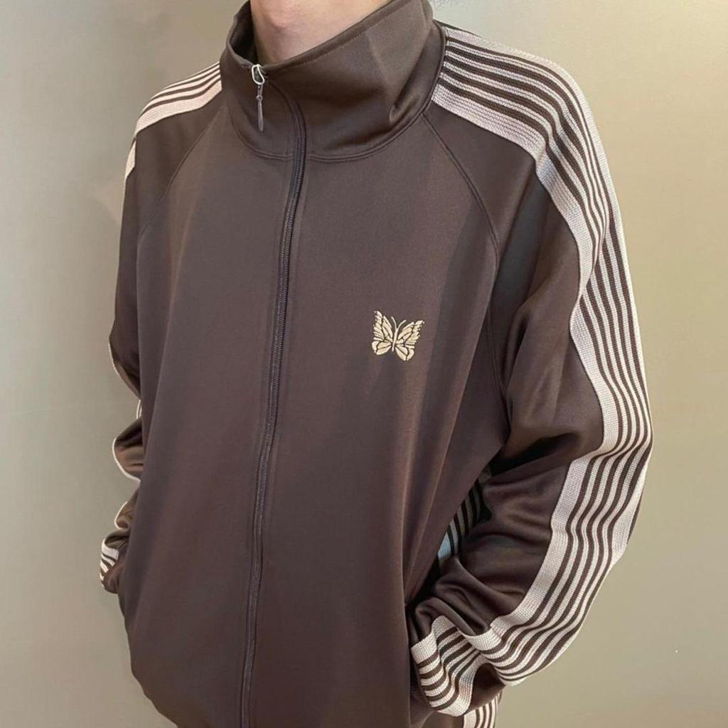 NEEDLES TRACK Unisex Kelebek Nakışlı Günlük Ceket - Trend Japon Markası, Her Şeyle Uyumlu Sonbahar Tasarımı