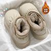 Winter New High-top Waterproof Snow Boots Home Indoor Thick-soled Non-slip Piled Thickened Comfortable Cotton Shoes