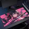 Anime Girls Cute Pink Mousepad Large Computer Gaming Accessories xcm Gamer Professional Premium Mouse Mat Kawaii Desk Mats