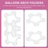 100 Pcs Ballon Balloon Arch Clip Folder Clips Wedding Rings Balloons Column Connectors