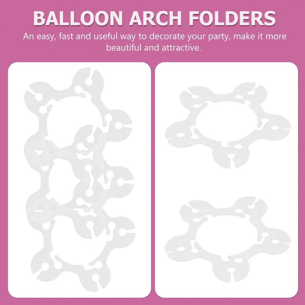 100 Pcs Ballon Balloon Arch Clip Folder Clips Wedding Rings Balloons Column Connectors