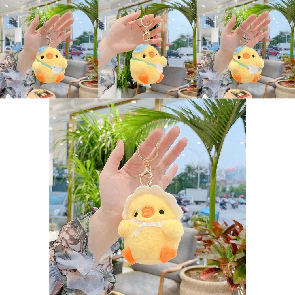 Uroczy Mały Żółty Kurczaczek Pluszowa Zabawka Lalka Wisiorek Brelok Netred Prezent Dla Dzieci