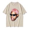 Hot Sale The Worm Dennis RodUnisex Graphic T Shirt Unisex Women Boys Basketball Short Sleeve T Shirts Male Cotton Oversized Streetwear