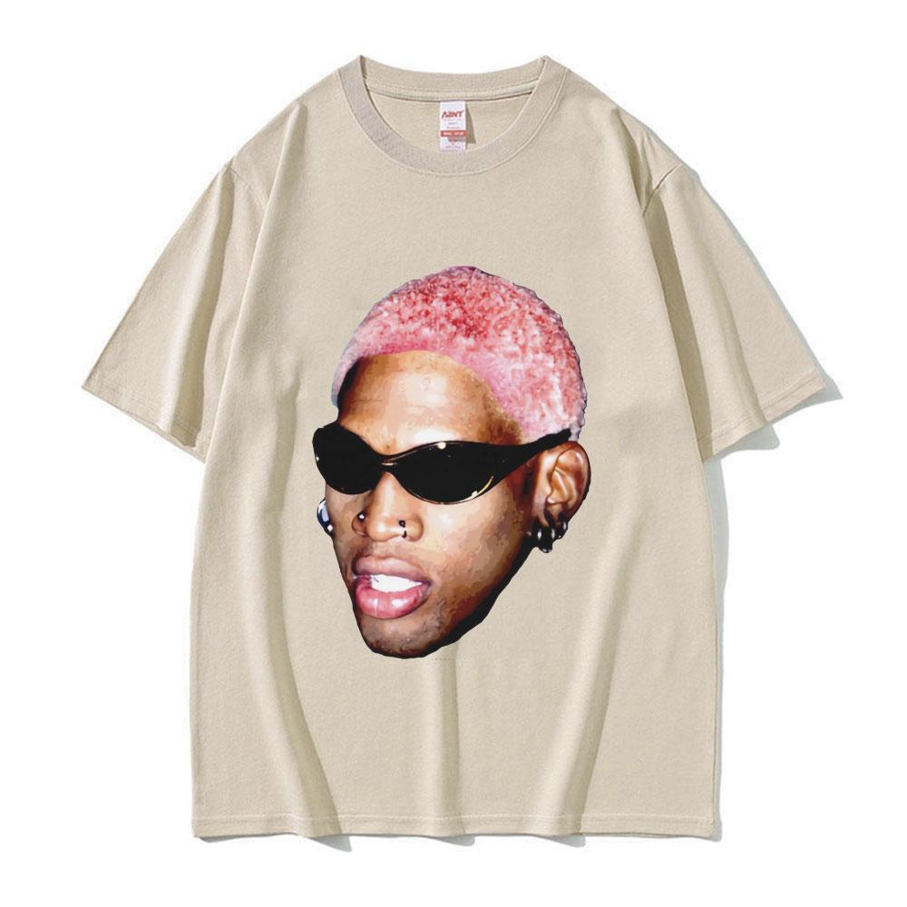 Hot Sale The Worm Dennis RodUnisex Graphic T Shirt Unisex Women Boys Basketball Short Sleeve T Shirts Male Cotton Oversized Streetwear