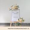 Car Delivery Ceremony Floral Display: Artificial Flower Balls & Columns for Showroom Decoration