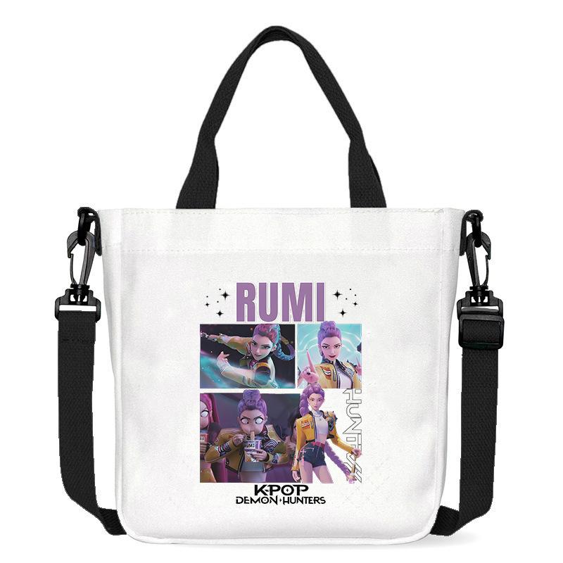 KPop Demon Hunters Anime Women's Crossbody Pouch Aesthetics KPop Demon Hunters Shoulder Bags Korean Fashion Messenger Pouch