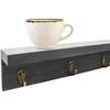 2 Pcs /Set Coffee Cup Holder Kitchen Wall Decor for Farmhouse Decorations Coffee Station Office Decor Mug Organizer Mug Display