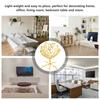 Hollow Crystal Ball Stand Alloy Metal Desktop Display Base for Sphere Decorative Centerpiece Home Office Living Room Bedroom