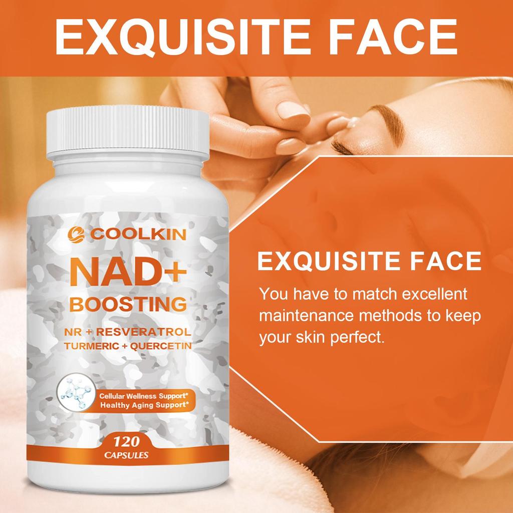 NAD + Boosting - Resveratrol, Quercetin - Boost Cellular Energy, Healthy Aging