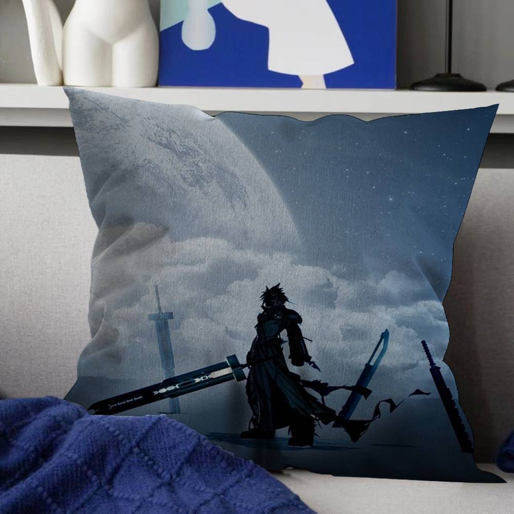 Classic FFinal Game FFantasy Tifa Pillow Anime Pillow Sofa Bed Head Pillow Cover Cushion Cover 45x45 Cm Fashion