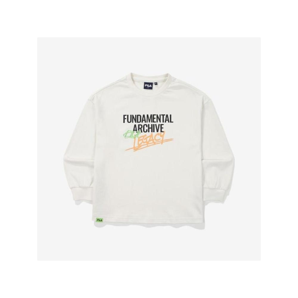 

[fila Kids] Модифицированная свободная футболка FiT Fk2rlf3502x Crm q0zFk2rlf3502xCrm CREAM/120