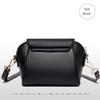 Modna Torba Crossbody Damska Mini Kopertówka z Klapką Damski Portfel PU na Co Dzień Torby na Ramię w Jednolitym Kolorze dla Dojeżdżających