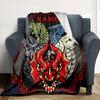 Customiz Name Personality Dungeons & Dragons (4) Blanket Soft &Warm Sofa Office Bed Travel Lunch Break Blanket, Gift Suitable for All Seasons