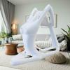 Sitzende Yoga-Dekoration Skulptur Keramik Dekorative Figur Abstrakte Kunst für Eingangsbereich Schlafzimmer Kaminsims Zuhause