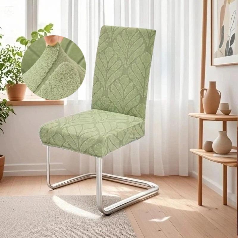 1/2/4/6pcs Jacquard Dining Room Chair Cover Stretch Seat Protector Universal Chair Slipcovers for Wedding Party housse de chaise