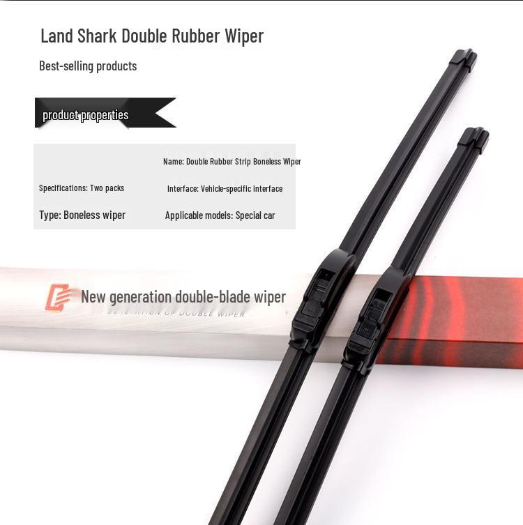 Double-layer Wiper Blade for Wuling Zhiguang 6389 Minivan S Accessories