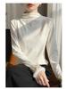 Women's Autumn Thickened Long Sleeve High Collar Shirt – Chinese National Style
