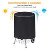 Round Waterproof Gas Barbecue Outdoor Charcoal BBQ Accessories BBQ Cover Protective Grill Protector