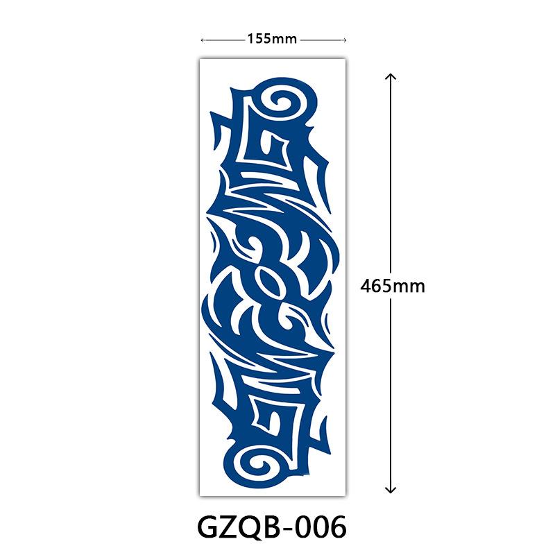 Herbal Tattoo Stickers, Semi-Permanent Tattoo Stickers, Herbal Juice Full Arm Tattoo Stickers