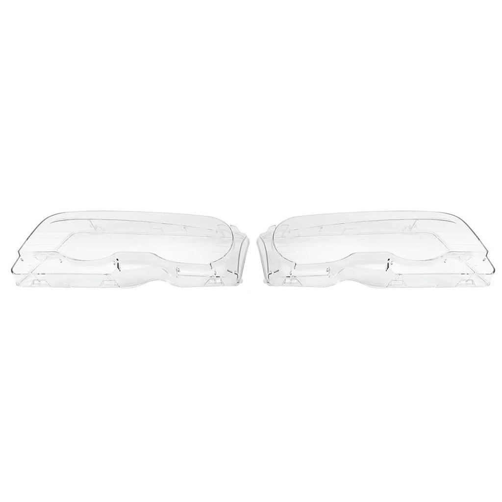2 Door Headlight Clear Lens Cover Lampshade Headlamp Clear Shell For BMW 3 Series E46 2DR 1999-2003 M3 2001-2006 Headlamp Cover