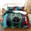 Tecnologia de Personalidade Conjunto de Roupa de Cama Anônimo Meninos Meninas Tamanho Twin Queen Capa de Edredom Fronha Cama Crianças Adulto Têxtil para Casaextile