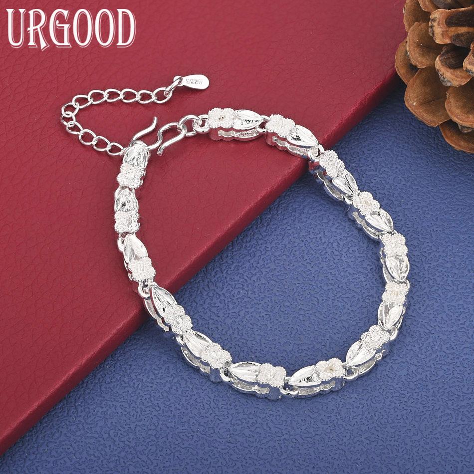 925 Sterling Silver Fashion Jewelry Heart Bracelet