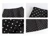 Women's Black Bodycon Skirt: White Polka Dot, High Waist, A-line, Summer Casual Versatile Short Skirt