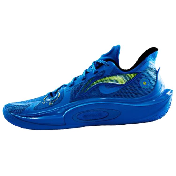 Li Ning Sonic 11 Cold Fire Performance Comfortable Shock Absorption Non-Slip Durable Low-Top Basketball Shoes Men Sneaker Blue ABAT021-8