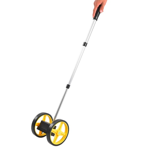 Road Measure, Distance Measuring Device, Dual Wheel Measuring Wheel, High Accuracy Ergonomic Distance Measuring Wheel, 9999m