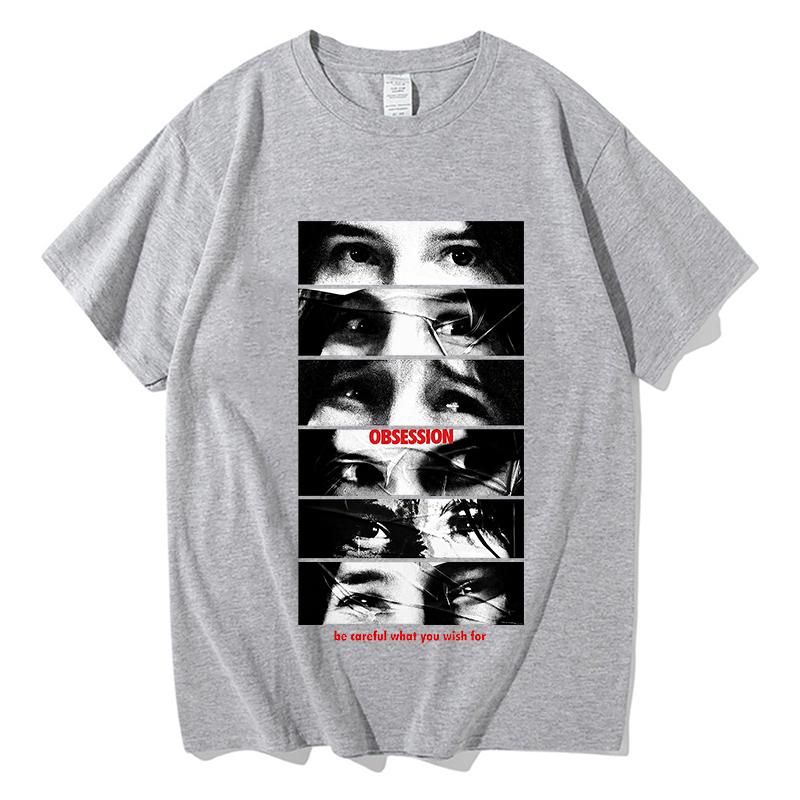 Movie Obsession Nikki Eyes T Shirts Vintage Graphic Print Summer Round Neck High Quality Cotton Tops Unisex Unisex Harajuku Y2K Tees