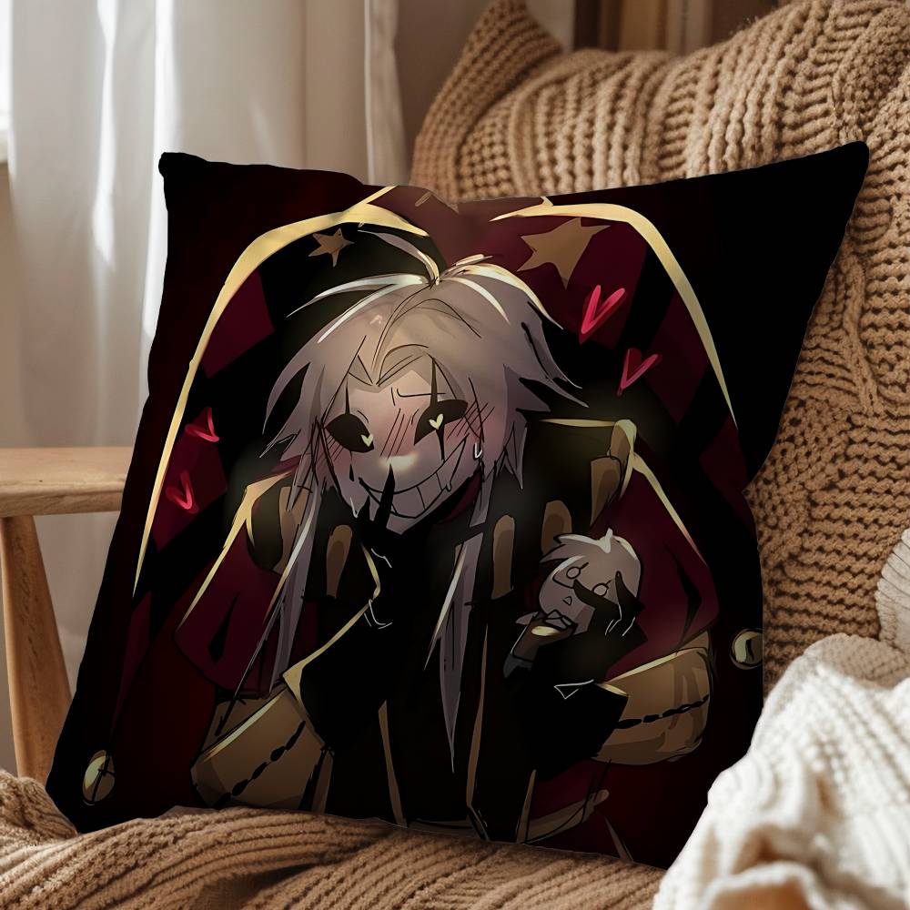 purple Jester Pierrot Freak Circus Pillow Case Office Cushions Suitable For Sofa Car Bedroom Decorative Cushion Cover