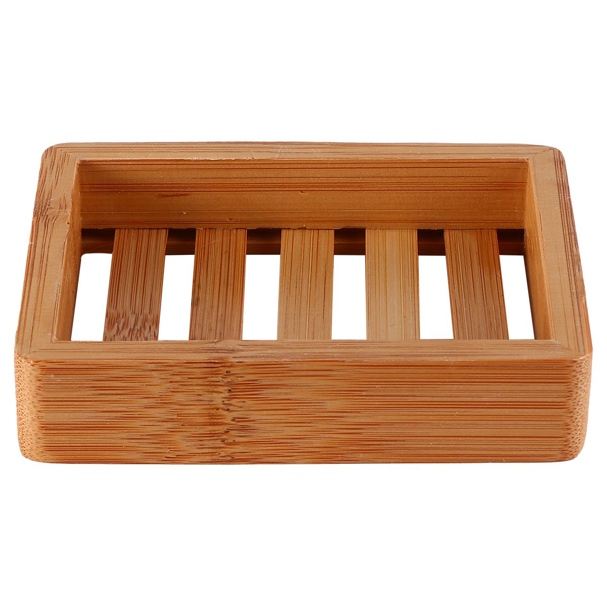 

Bamboo Wooden Soap Holder Dish Draining Rack Container Tray Drying Tools Box Storage Portable Soap Box Home Supplies