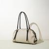 Office Worker Commuter Handbag First Layer Linen Original High-end Sense Light Luxury Fashion Women's Portable Shoulder Bag Women