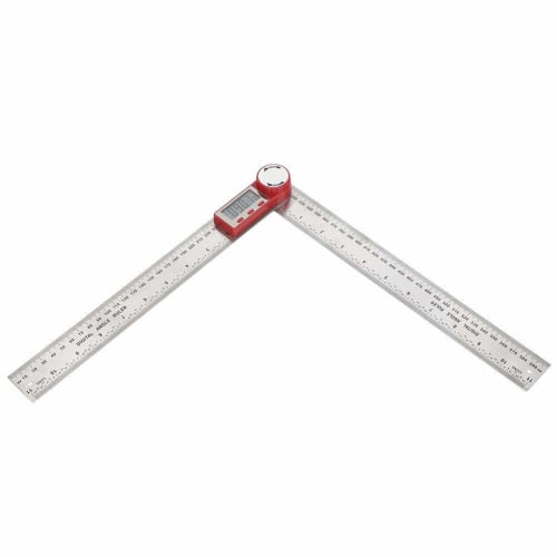 Digital Angle Meter, Digital Ruler, 360 Angle Meter, Industrial Measuring Tool, 300mm, 500mm, Manual Angle Measuring Tool, Construction Protractor, A
