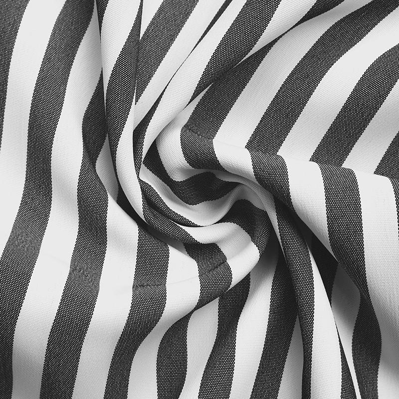 Simple Lapel Women's Autumn New Casual Striped Long-sleeved Shirt Thin Jacket for Women