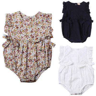 Baby Girls Newborn Clothes Cotton Romper Bodysuit Jumpsuit Summer Outfits Set