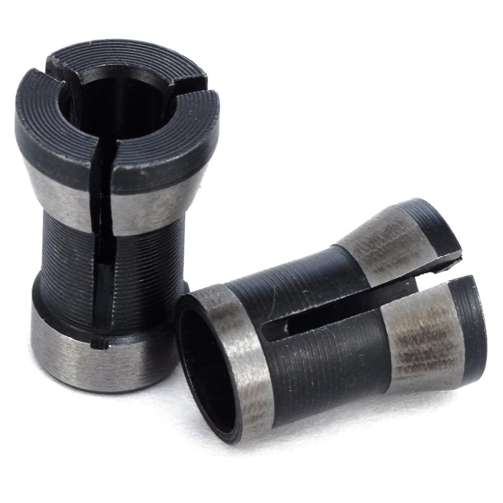 6.35mm Alloy Collet Chuck Adapter For Trimming Machine Electric Router 1//4/"