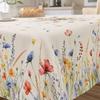 Flower Printed Rectangle Tablecloth Country Rooster Round Table Cloth Table Cover  Beauty Massage