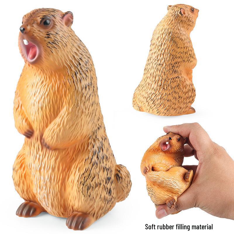 Entzückendes weiches Gummi-Capybara Stressabbau-Spielzeug