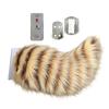 Dynamic Electric Plush Animal Tail For Car Exterior Decor Sound Activated Remote Control USB Charging Furry Tail Ornament